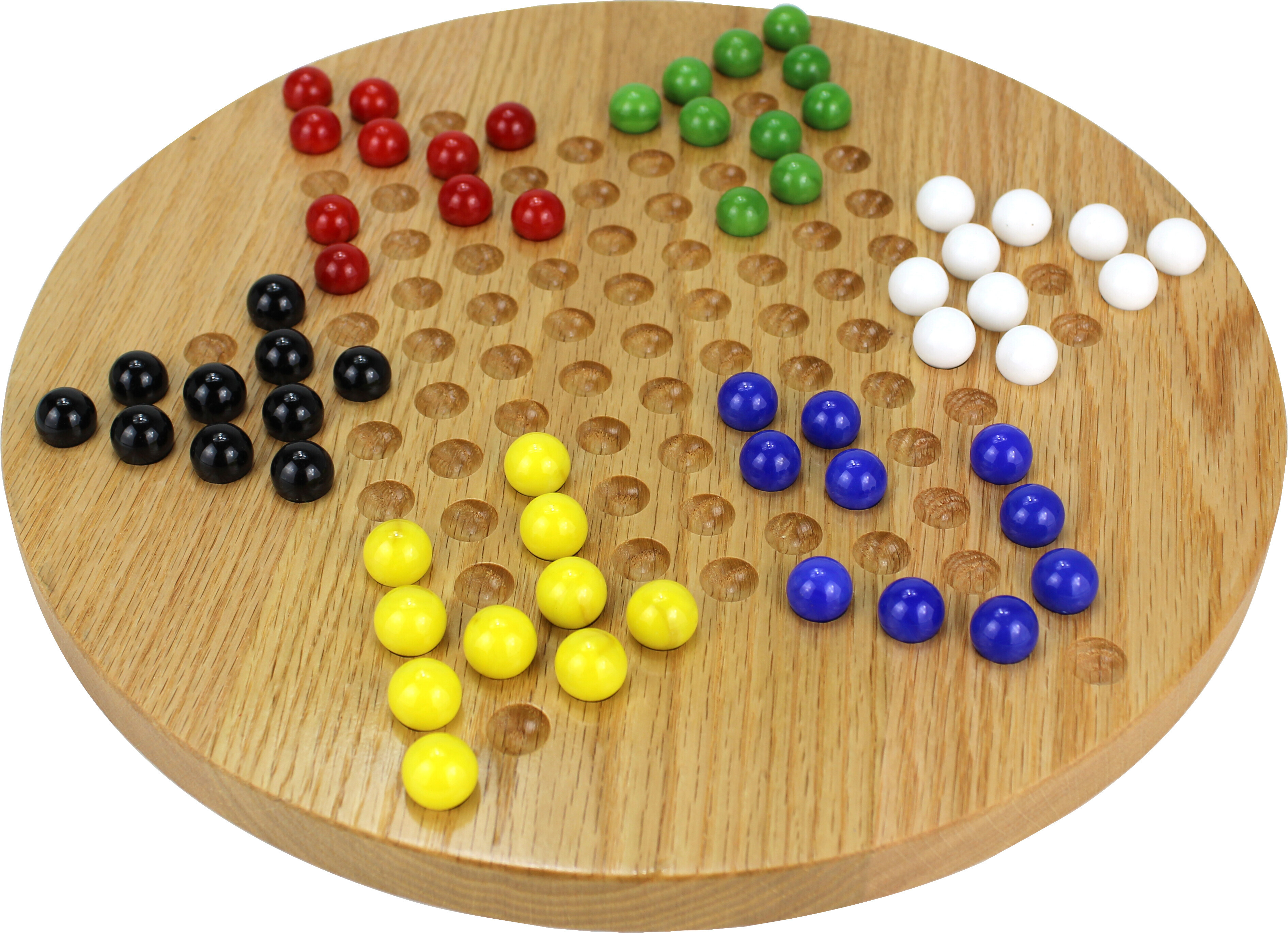 Oak Chinese Checkers — Maple Landmark