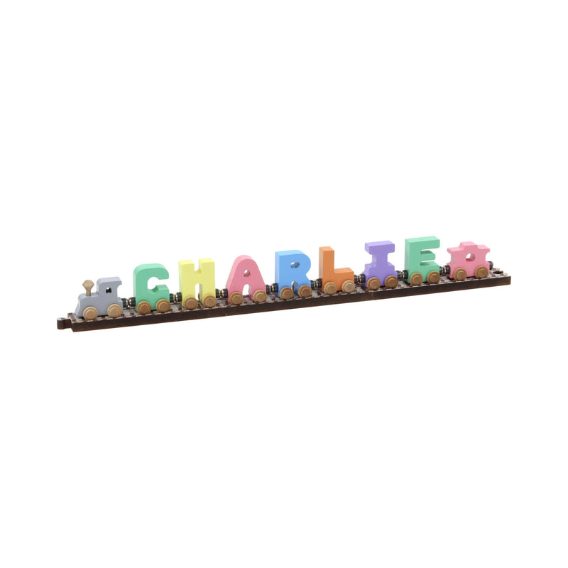 NameTrains Pastel Letters Name