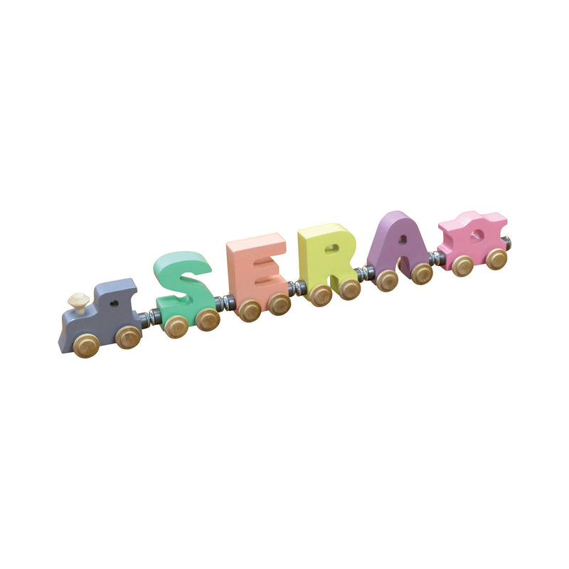 NameTrains Pastel Letters Name
