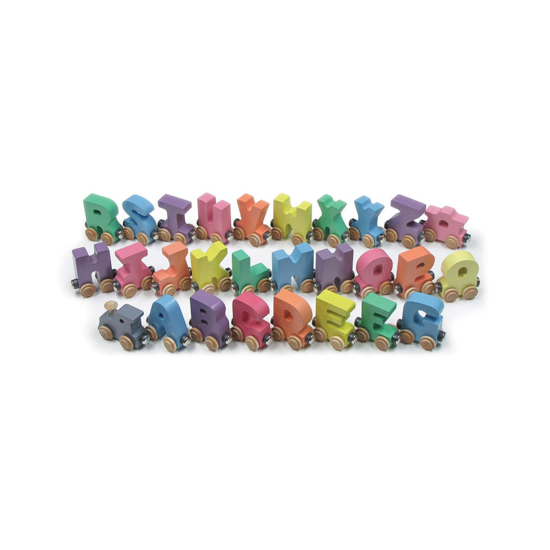 NameTrains Pastel 28pc A-Z + Engine & Caboose