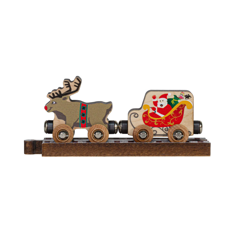 NameTrains Santa & Reindeer Set