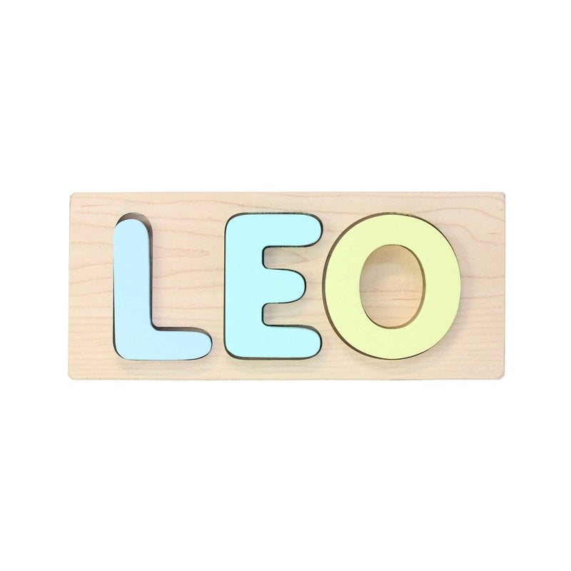 Pastel Letter Name Puzzle