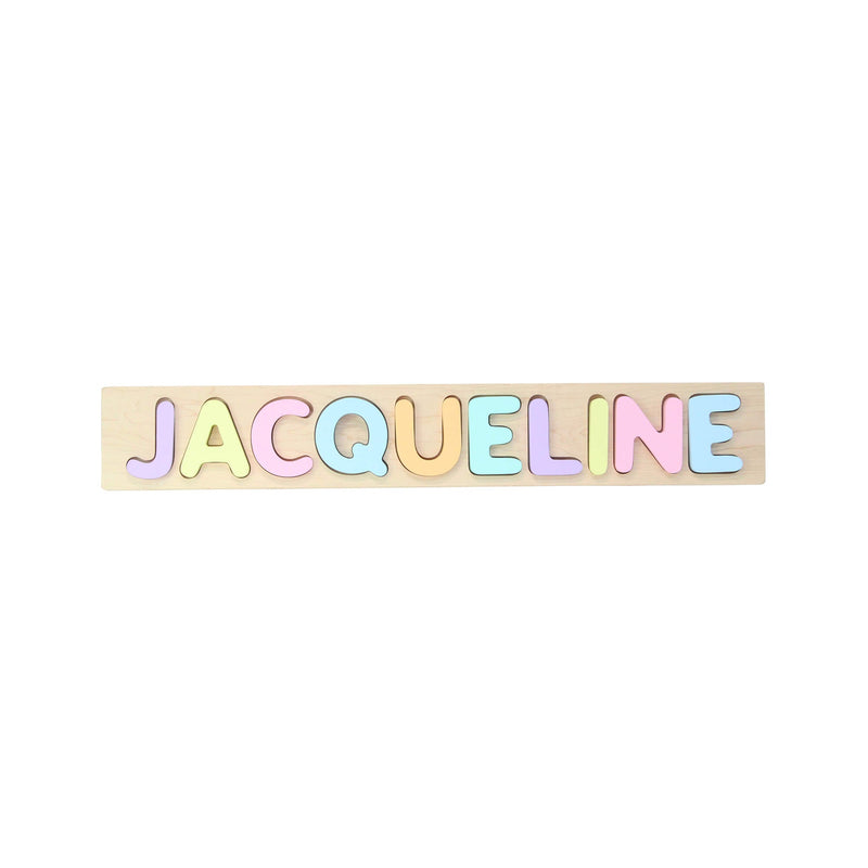 Pastel Letter Name Puzzle