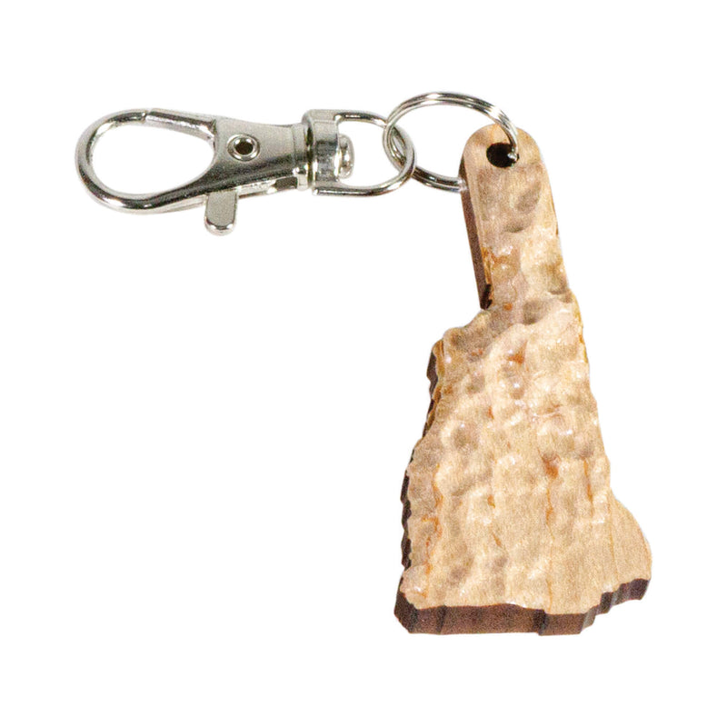 New Hampshire Keychain Topographic State Map | Map Gift